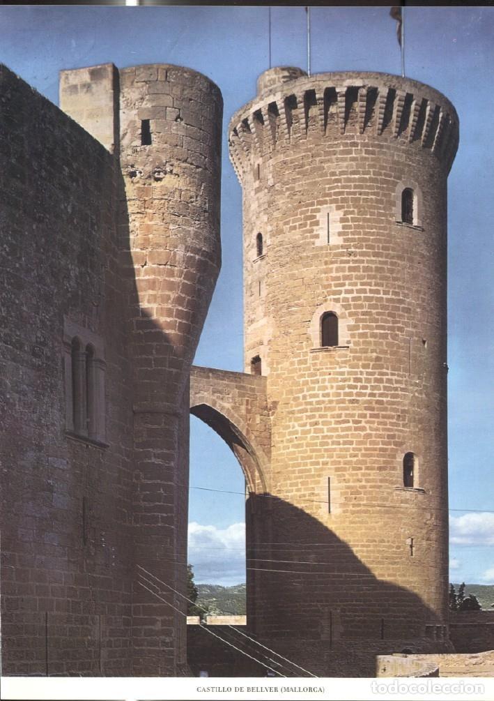 Postkarten: Lamina Castillos de Espa&ntilde;a: Castillo de Bellver (Mallorca) - Varios