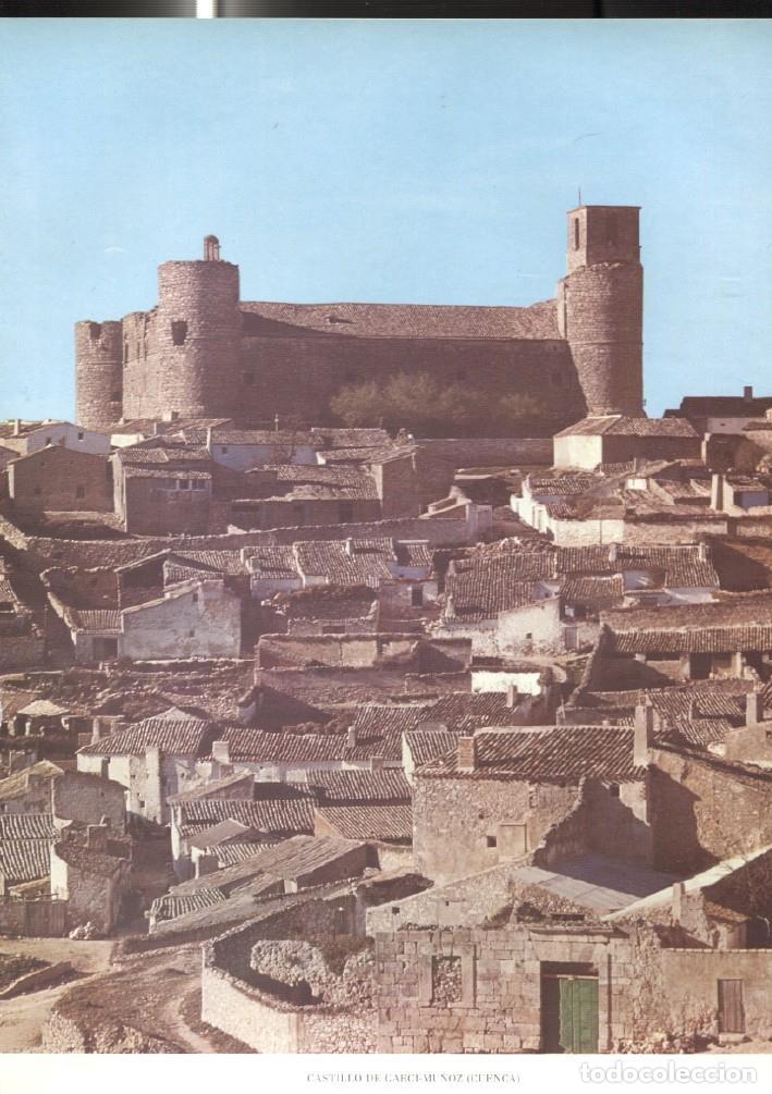 Postales: Lamina Castillos de Espa&ntilde;a: Castillo de Garci Mu&ntilde;oz (Cuenca) - Varios