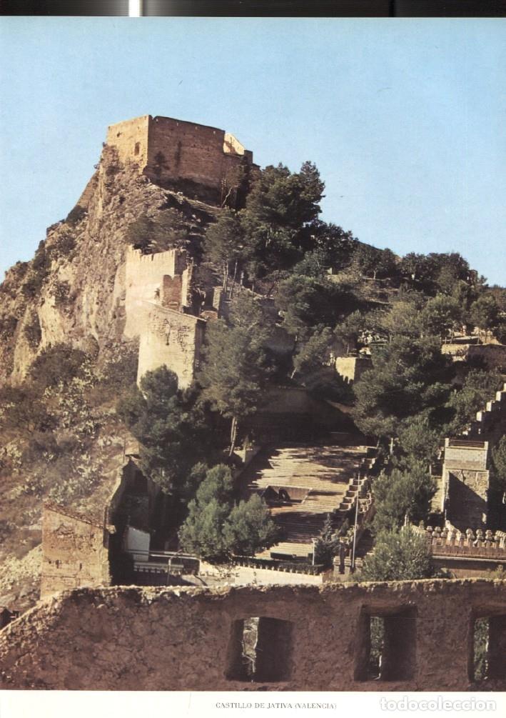 Postais: Lamina Castillos de Espa&ntilde;a: Castillo de Jativa (Valencia) - Varios