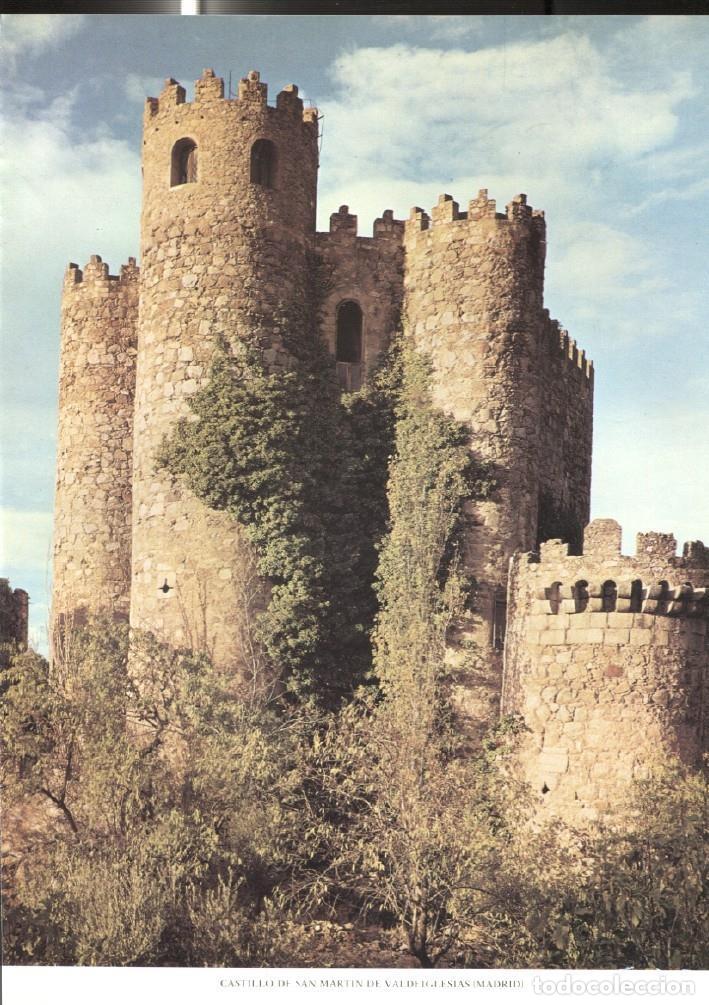 Postkarten: Lamina Castillos de Espa&ntilde;a: Castillo de San Martin de Valdeiglesias (Madrid) - Varios