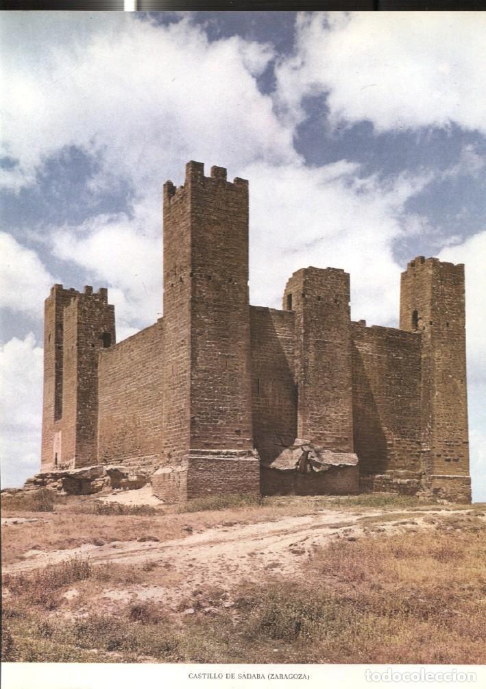 Postais: Lamina Castillos de Espa&ntilde;a: Castillo de Sadaba (Zaragoza) - Varios