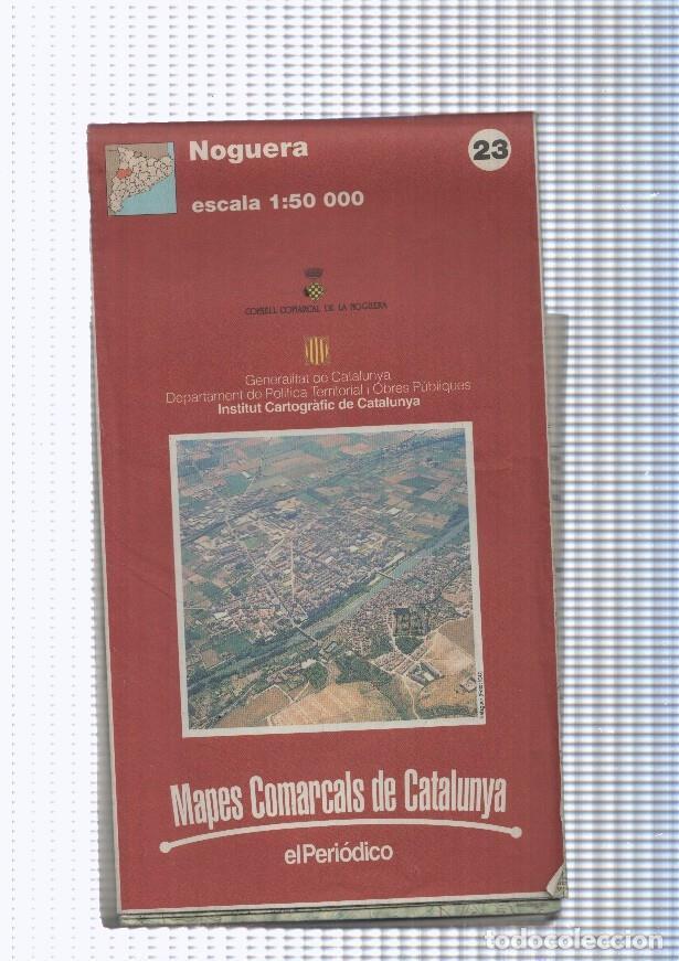 Postcards: Mapes Comarcals de Catalunya numero 23: Noguera - NULL