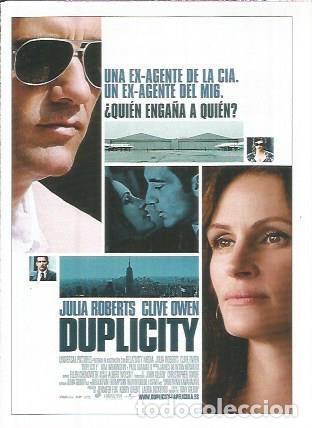 Cartes Postales: Miniposter 0768: Duplicity - Varios