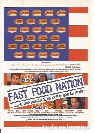 Cartes Postales: Miniposter 0556: Fast food Nation - Varios