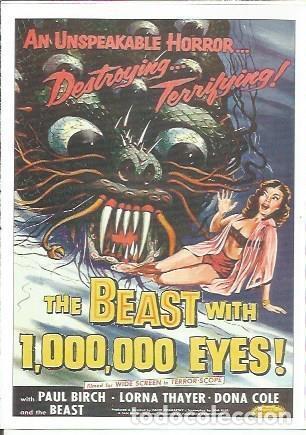 Cartoline: Miniposter 0996: The beast with a million eyes - Varios