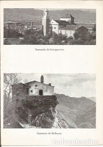Postales: LAMINA 25015: Santuario de Rocaprevera y de Bellmunt, Barcelona - Eduardo Junyent