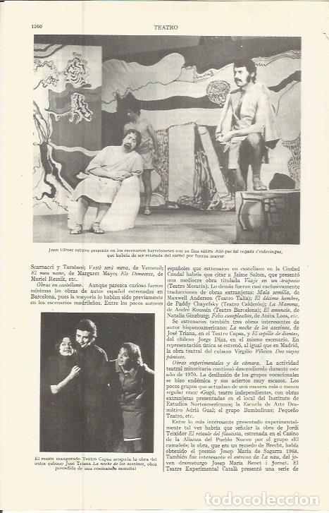 Postkarten: LAMINA ESPASA 36664: Representacion de Allo que tal vegada s'esdenvigue de Joan Oliver - Varios