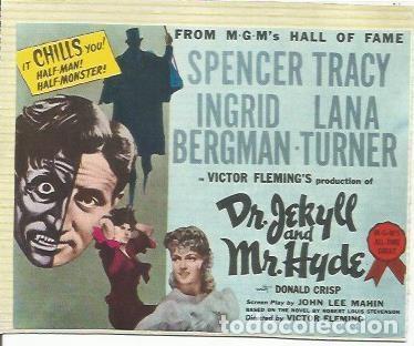 Cartes Postales: POSTAL A0928: Dr, Jekyll and Mr. Hyde, de Spencer Tracy - NULL