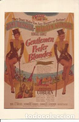 Postales: POSTAL A0975: Gentlemen prefer Blondes