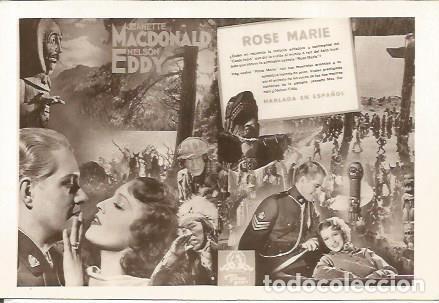 Postales: POSTAL A0962: Rose Marie - Foto 1