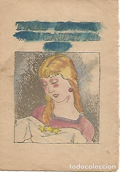 Postkarten: PATUFET 2086: TRES ESTELS VAN CAURE AL RIU - R. Bir