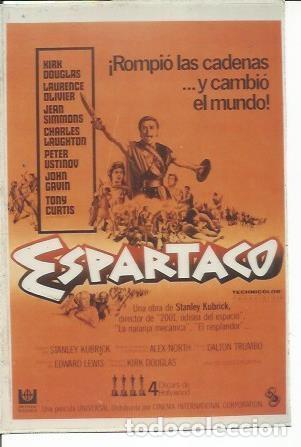 Postales: POSTAL A0804: Espartaco. Cartel