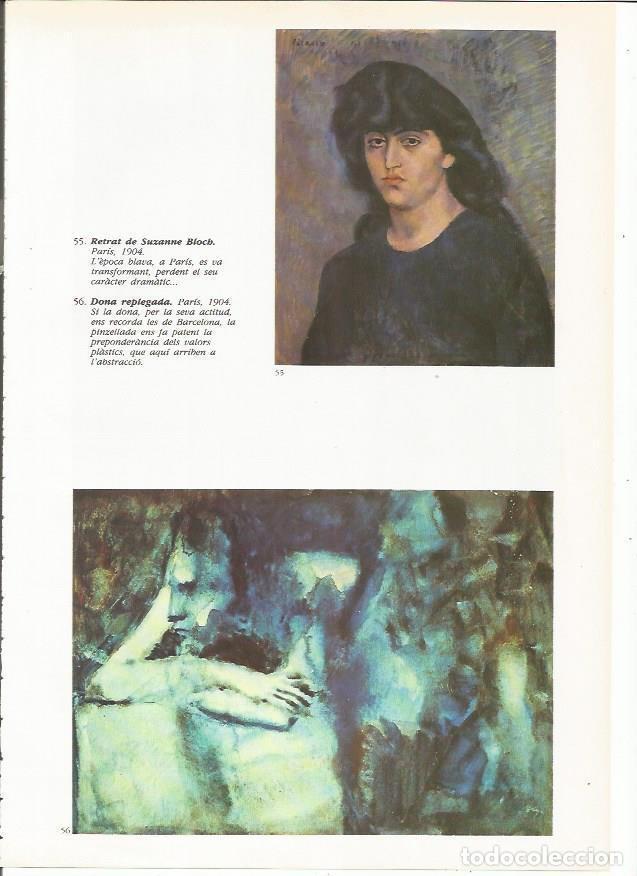 Postkarten: LAMINA 19374: Retrato de Suzanne Bloch y Mujer recogida - Josep Palau i Fabre