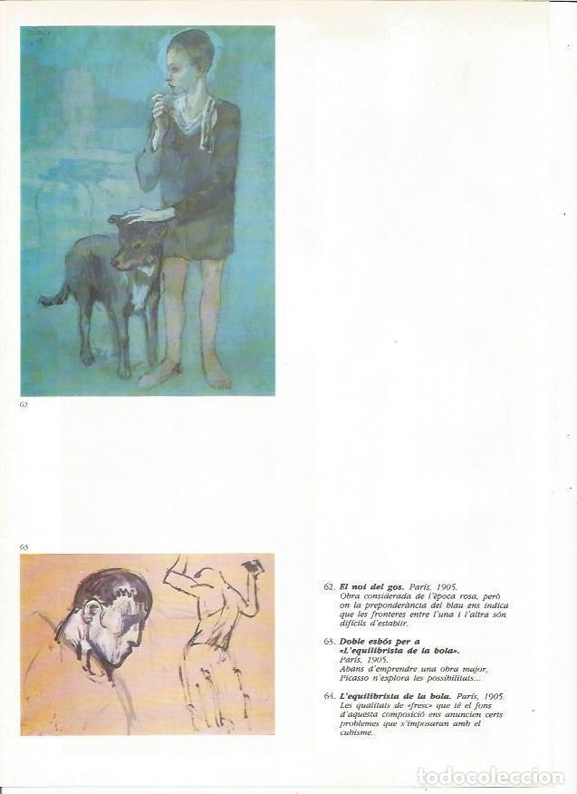 Postales: LAMINA 19379: El chico y el perro y Doble esbozo para El equilibrista de la bola - Josep Palau i Fab