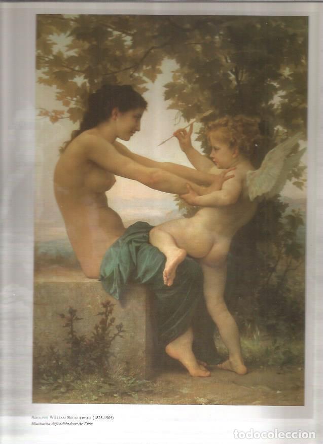 Postais: LAMINA 19481: Muchacha defendiendose de Eros, por Bouguereau - E. Lucie-Smith