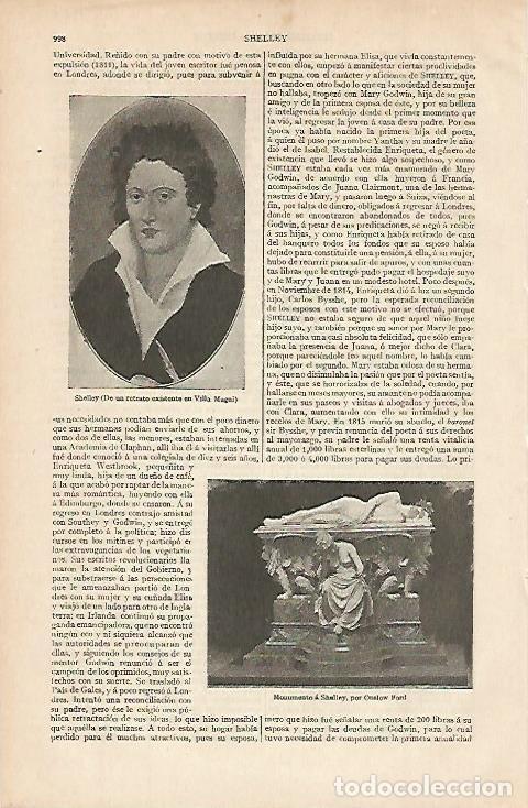 Cartoline: LAMINA ESPASA 771: Retrato de Shelley - Varios autores