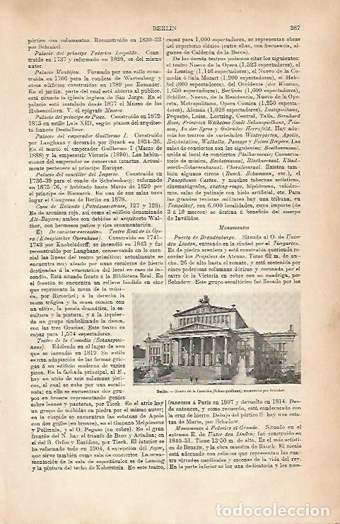 Postcards: LAMINA ESPASA 25173: Teatro de la Comedia en Berlin - Varios