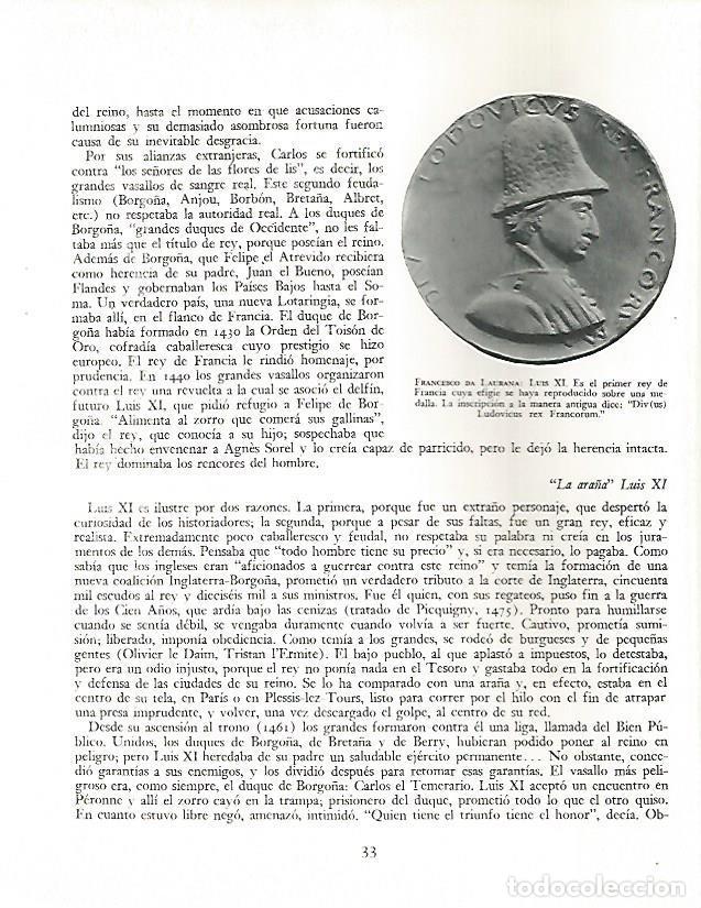 Postkarten: LAMINA 9782: Luis XI por Francesco de Laurana - Andre Maurois