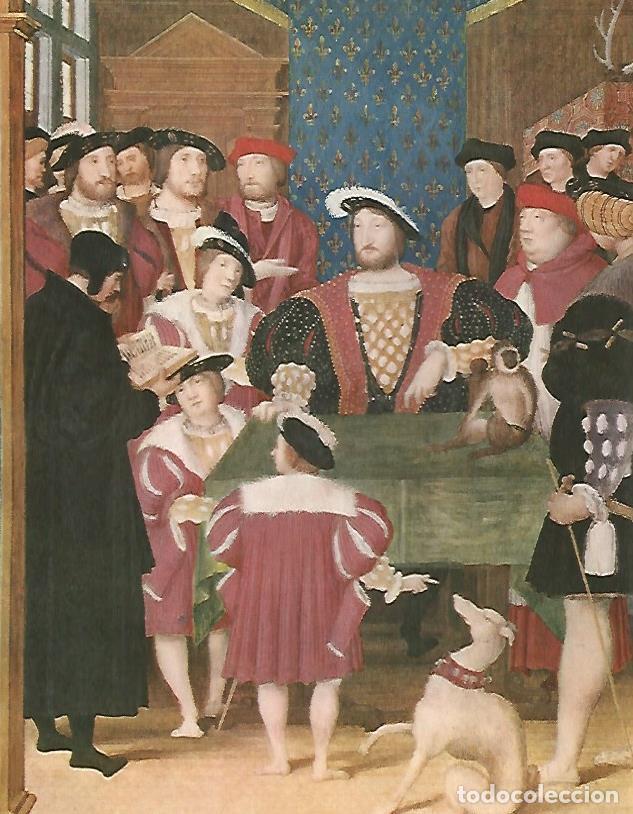Postales: LAMINA 9792: Francisco I escuchando la lectura de Diodoro de Sicilia - Andre Maurois