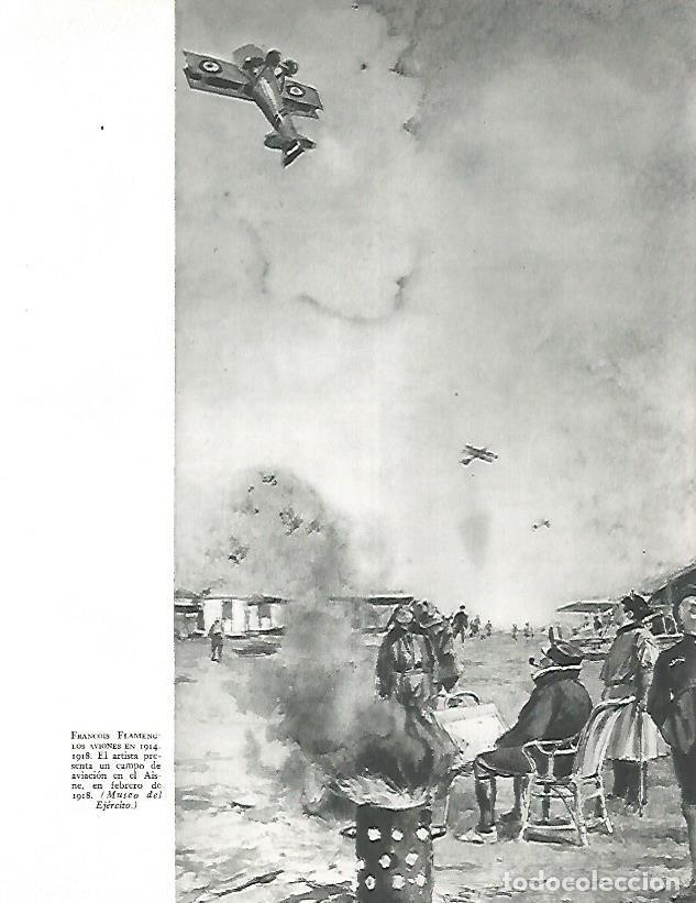 Postais: LAMINA 9878: Los aviones en 1914-1918 por F. Flamerng - Andre Maurois