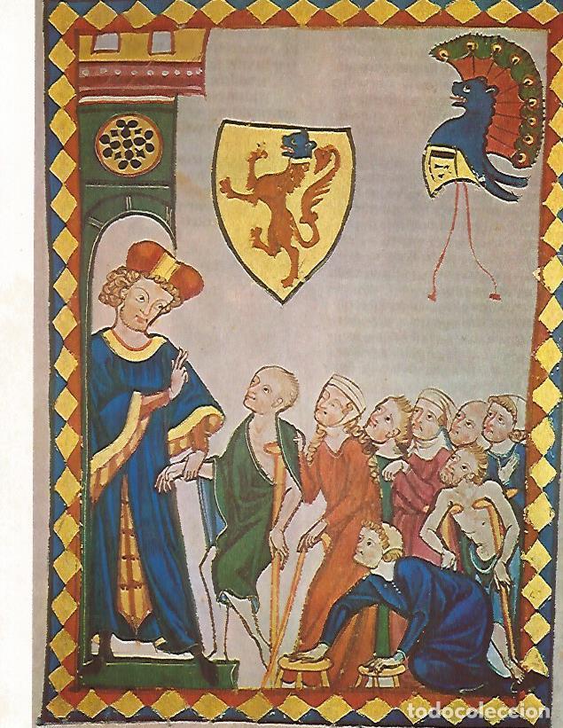 Postkarten: LAMINA 9922: Argau Hesso II de Reinach acoge a los pobres - Andre Maurois