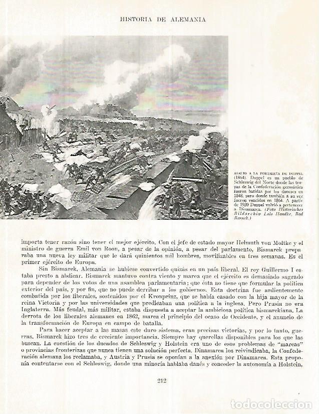 Postales: LAMINA 9975: Asalto a la fortaleza de Duppel en 1864 - Andre Maurois