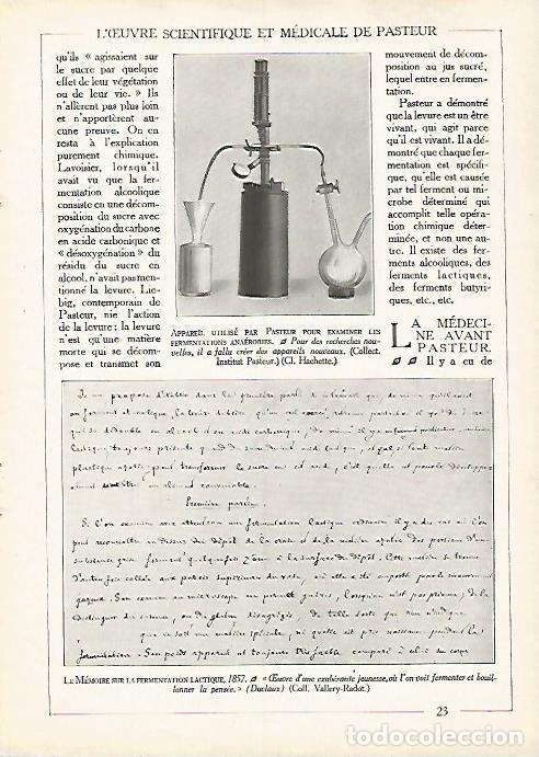 Postales: LAMINA 10028: Aparato usado por Pasteur para los analisis - Varios