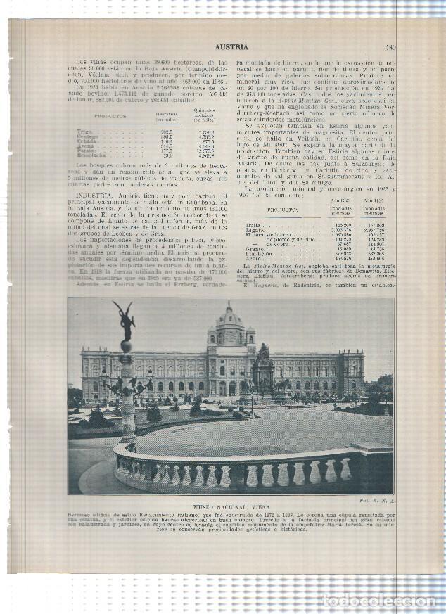 Postales: Lamina/sheet/feuille numerada 489/490: Austria: Museo Nacional y Iglesia de San Carlos en Viena