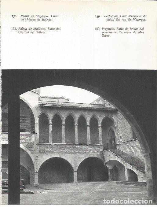 Cartoline: LAMINA 20731: Patio de honor del Palacio de los reyes de Mallorca en Perpi&ntilde;an - Marcel Durliat