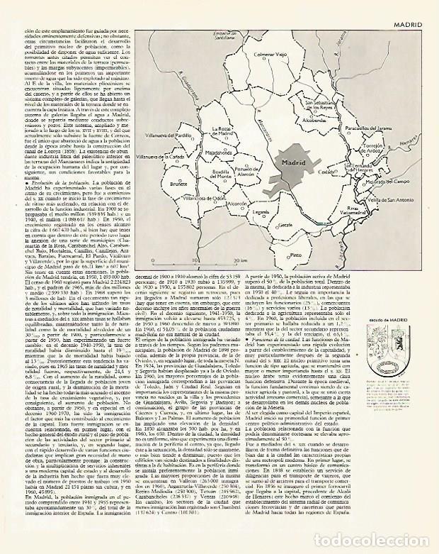 Postkarten: LAMINA LAROUSSE 70248: Mapa del partido judical de Madrid - Varios