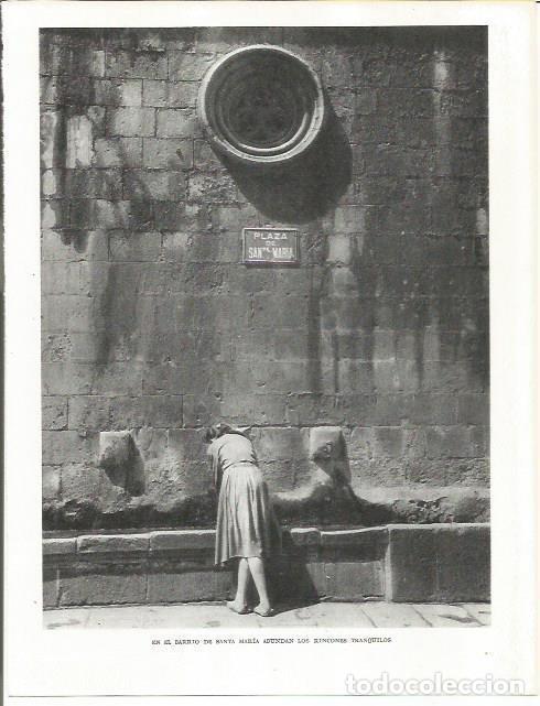 Postales: LAMINA 21551: Plaza de Santa Maria en Barcelona - Josep Pla