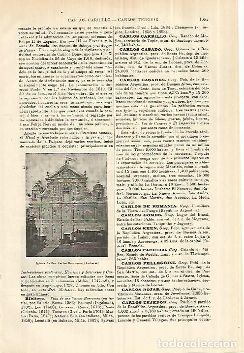 Postais: LAMINA ESPASA 28364: Iglesia de San Carlos Borromeo en Amberes - Varios