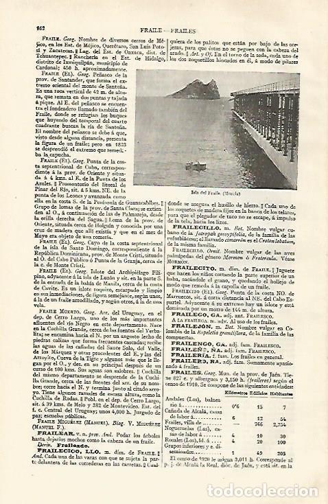 Cartoline: LAMINA ESPASA 28492: Isla del Fraile en Murcia - Varios