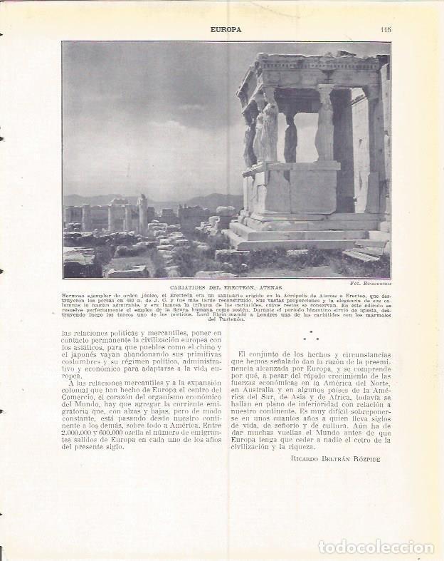 Postkarten: LAMINA 20882: Cariatides del Erecteon de Atenas - Beltran y Rozpide