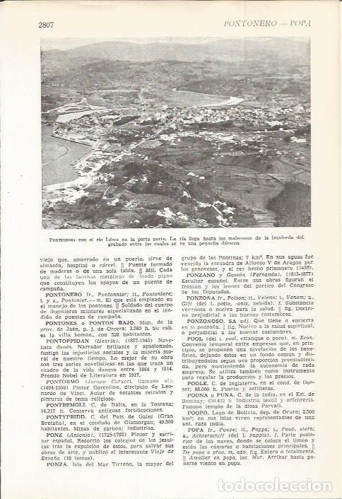 Postais: LAMINA 22546: Vista aerea de Pontevedra - VVAA