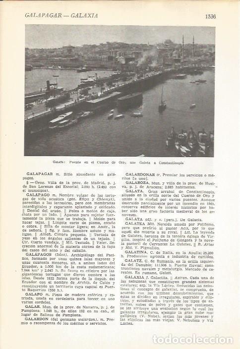 Postcards: LAMINA 22226: Puente de Galata en Estambul, Turquia - VVAA