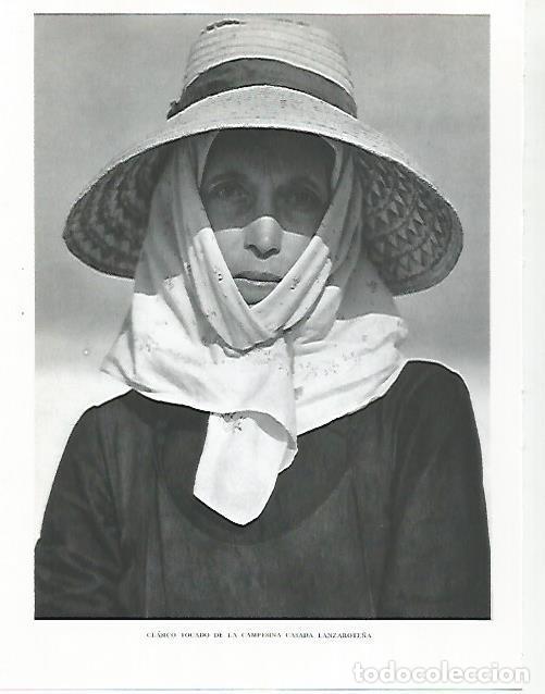 Postais: LAMINA 10379: Tocado de casada de Lanzarote - Claudio de la Torre