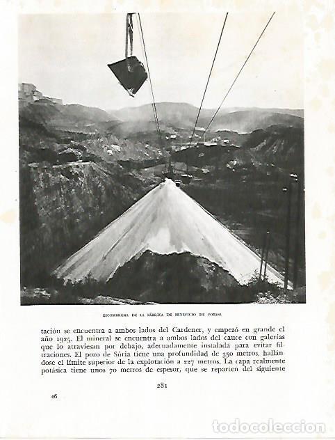 Postales: LAMINA 10550: Fabrica de Beneficio de Potasa - Josep Pla