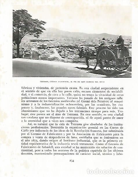Postkarten: LAMINA 10536: Vista de Terrassa - Josep Pla