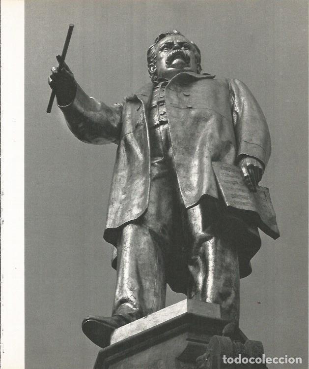 Postcards: LAMINA 22126: Barcelona. Estatua a Josep Anselm Clave - Josep Maria Espinas