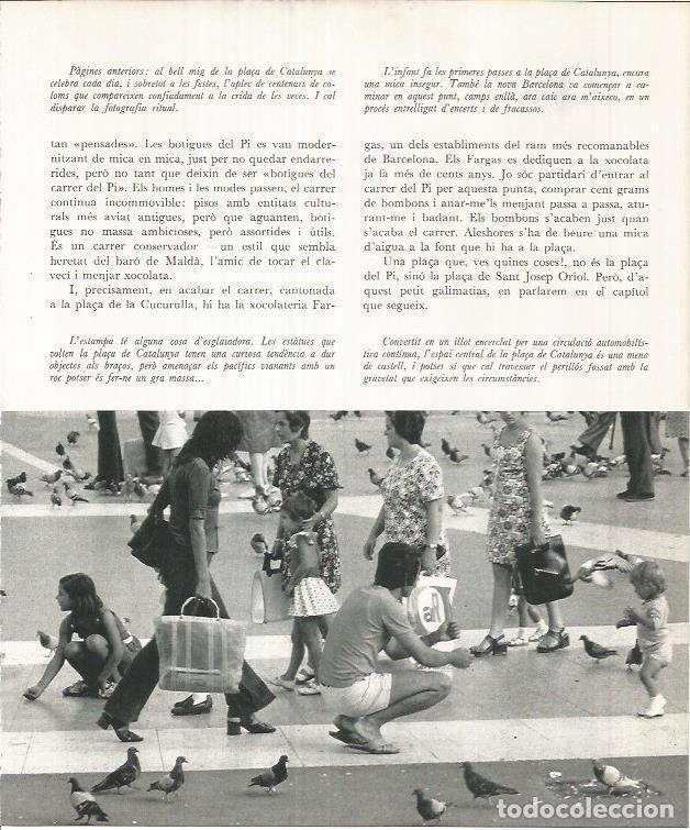 Postais: LAMINA 22099: Barcelona. Estampa tipica de plaza Catalunya - Josep Maria Espinas