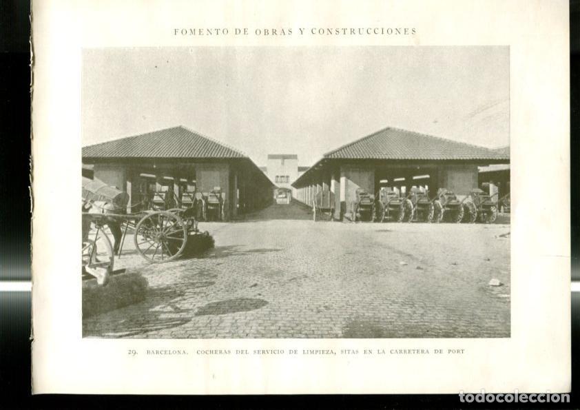 Postkarten: Fomento de Obras y Construcciones lamina 029/030: Barcelona - Varios