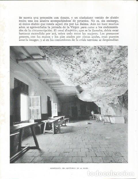 Postcards: LAMINA 21905: Hospederia del Santuario de la Balma, Castellon - Joan Fuster
