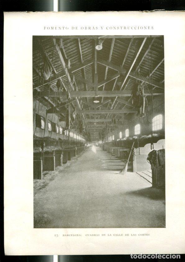 Cartes Postales: Fomento de Obras y Construcciones lamina 013/014: Barcelona - Varios
