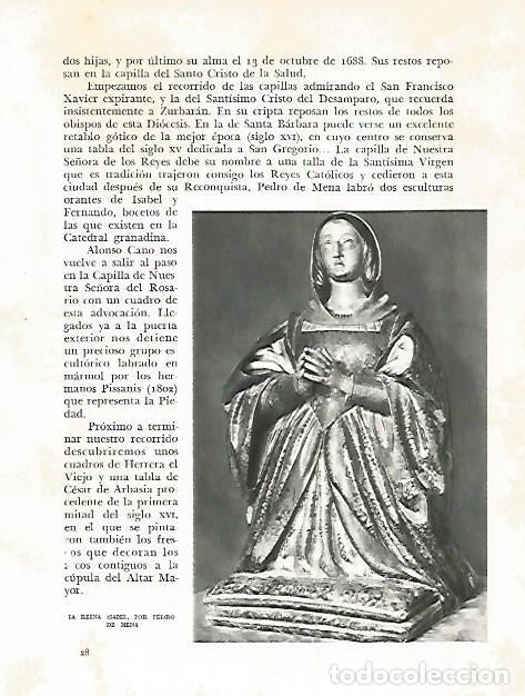 Cartes Postales: LAMINA 10854: La reina Isabel por Pedro de Mena - Jose Maria Peman. Fotografias de Ramon Dimas