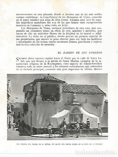 Postais: LAMINA 10779: Plaza de la Fuenseca en Cordoba - Jose Maria Peman. Fotografias de Ramon Dimas