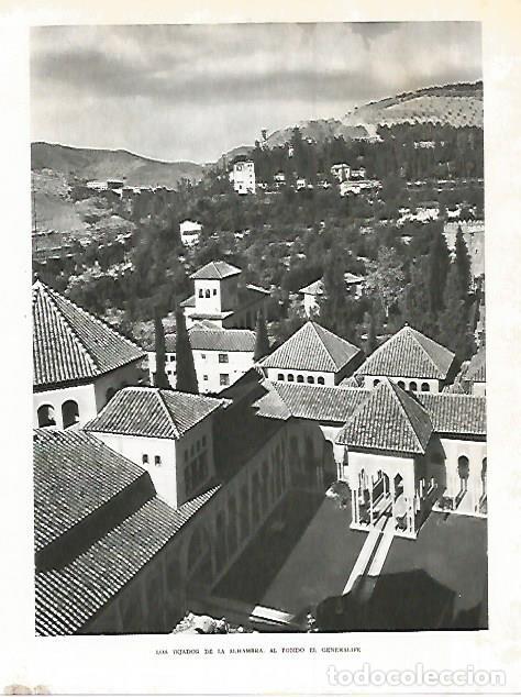 Cartoline: LAMINA 10870: Tejados de la Alhambra - Jose Maria Peman. Fotografias de Ramon Dimas