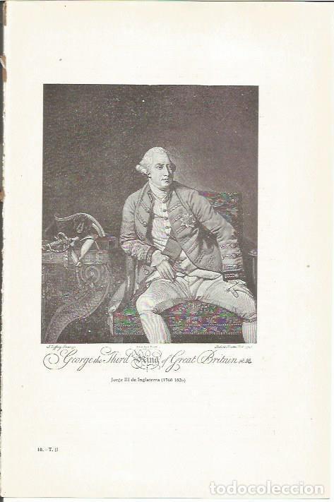 Cartoline: LAMINA 23781: George III de Inglaterra - Jaime Vicens Vives