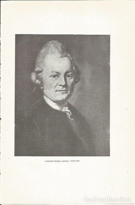 Postkarten: LAMINA 23772: Gotthold Efraim Lessing - Jaime Vicens Vives