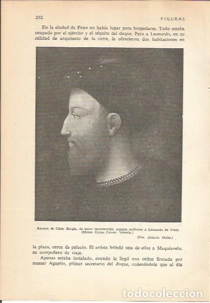 Postcards: LAMINA 24208: Cesar Borgia, atribuido a Leonardo da Vinci - Carmi&ntilde;a Verdejo